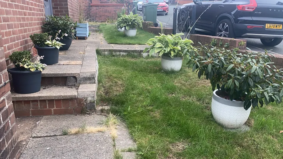 Before — Front Garden Manchester